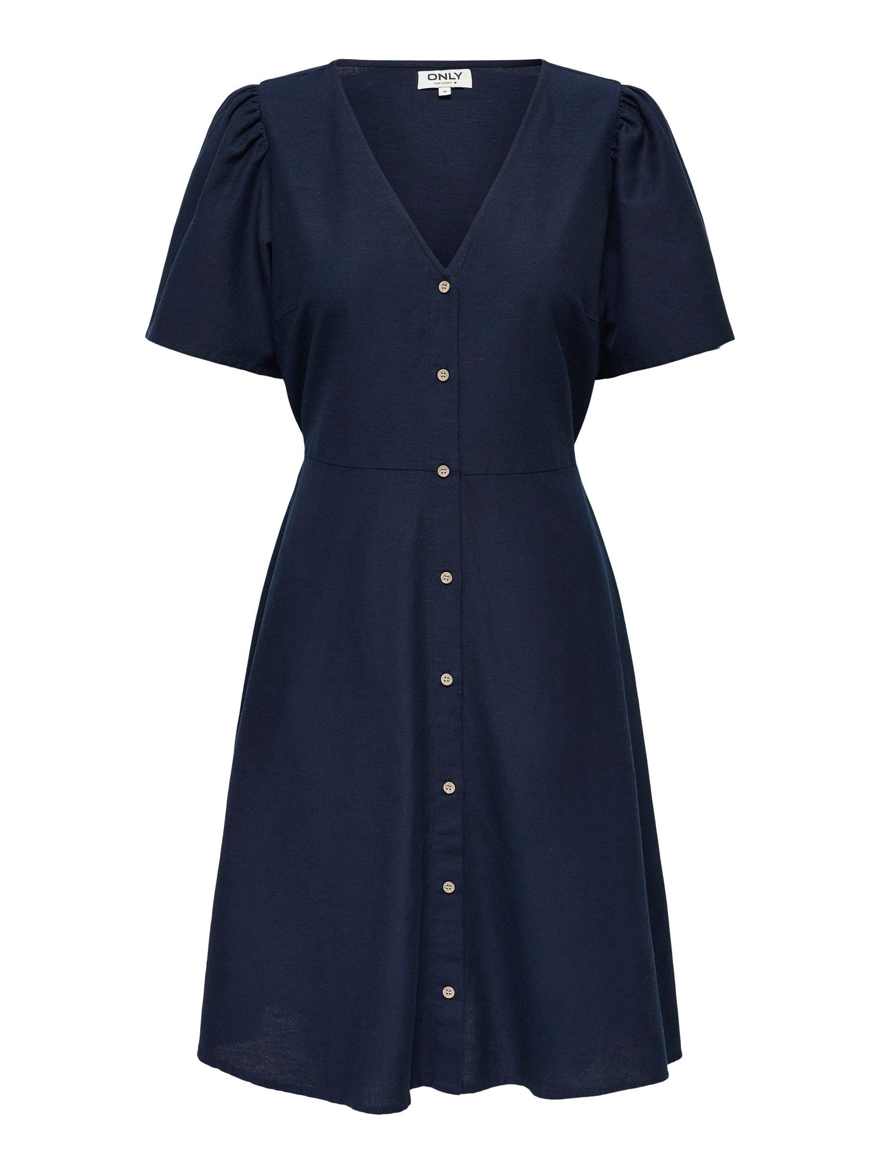 Only Women's Bleu Short Dress For Vita Noos