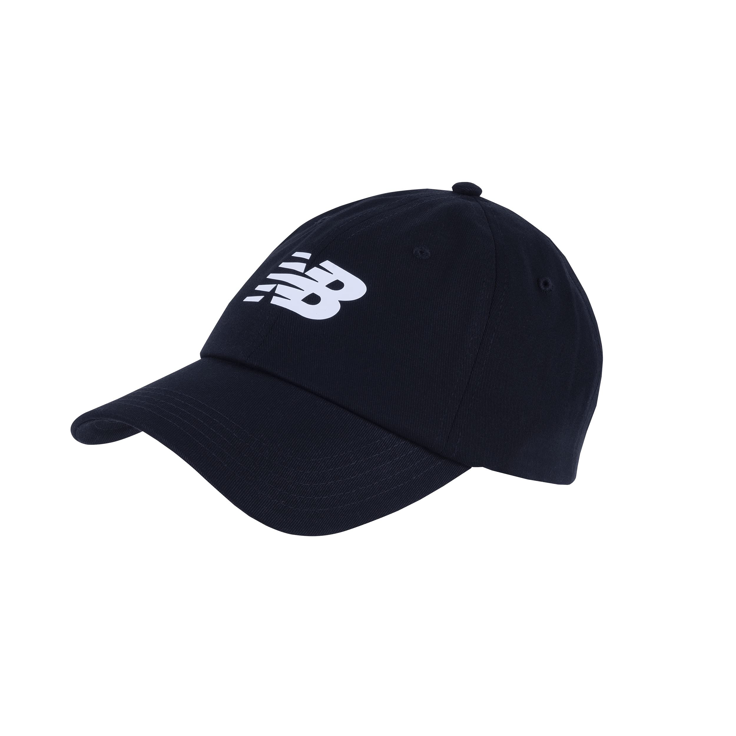 New Balance 6-Panel Curved Brim Snapback v2.0, Black
