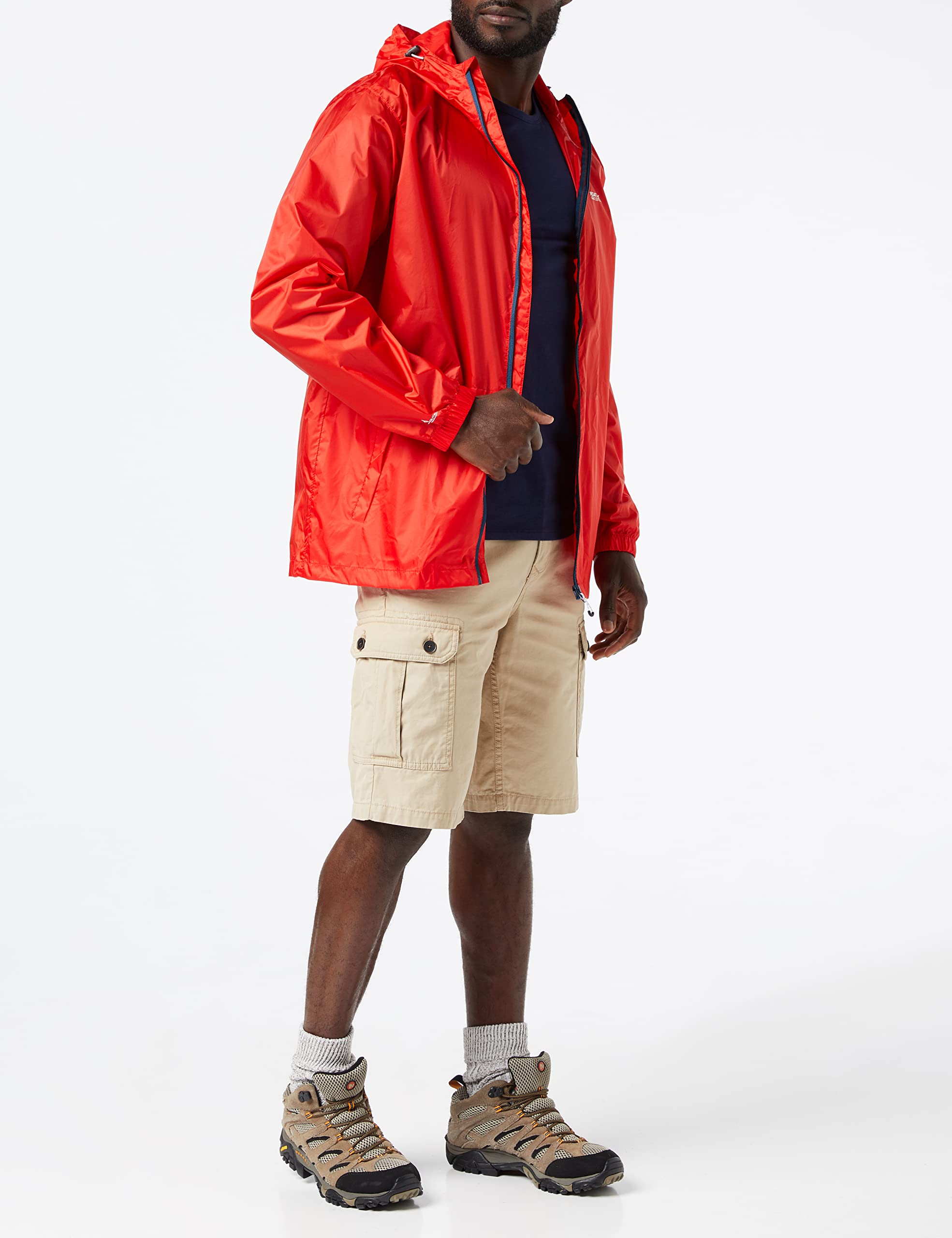 Regatta Pack-It III Wasserdichte und atmungsaktive Shell-Jacke mit Kapuze und Taschen – Bild 3