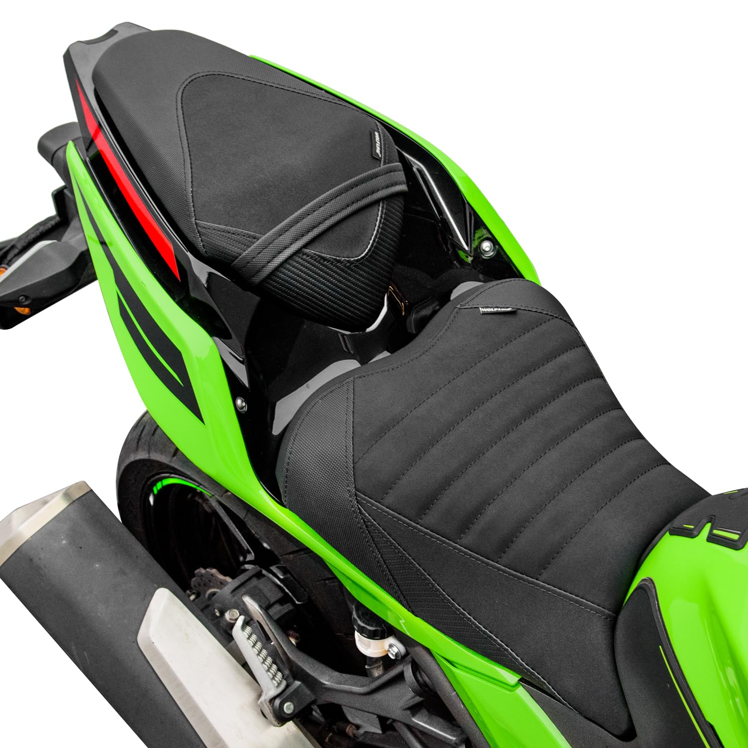 Selle complète pour moto Ninja 400 Z400 2018-2026 Coussin de siège conducteur avant, Noir