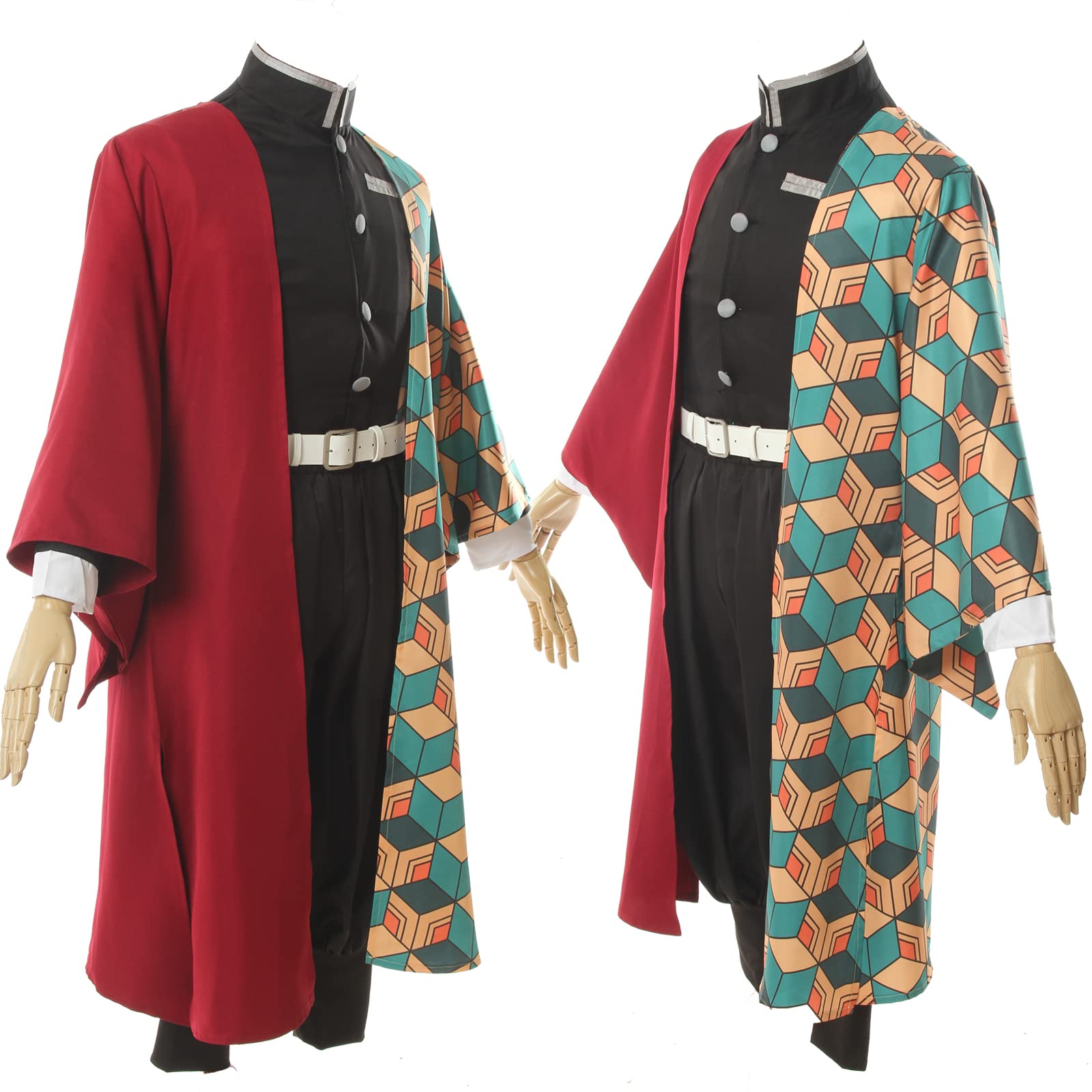 Fiamll Giyuu - Costume cosplay Tomioka Giyuu cosplay per anime giapponese, kimono demon cosplay L