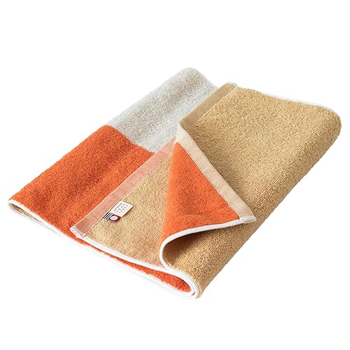 ブルーム 今治タオル 認定 フェイスタオル カクテルタオル 日本製 単品(モカオレンジ)