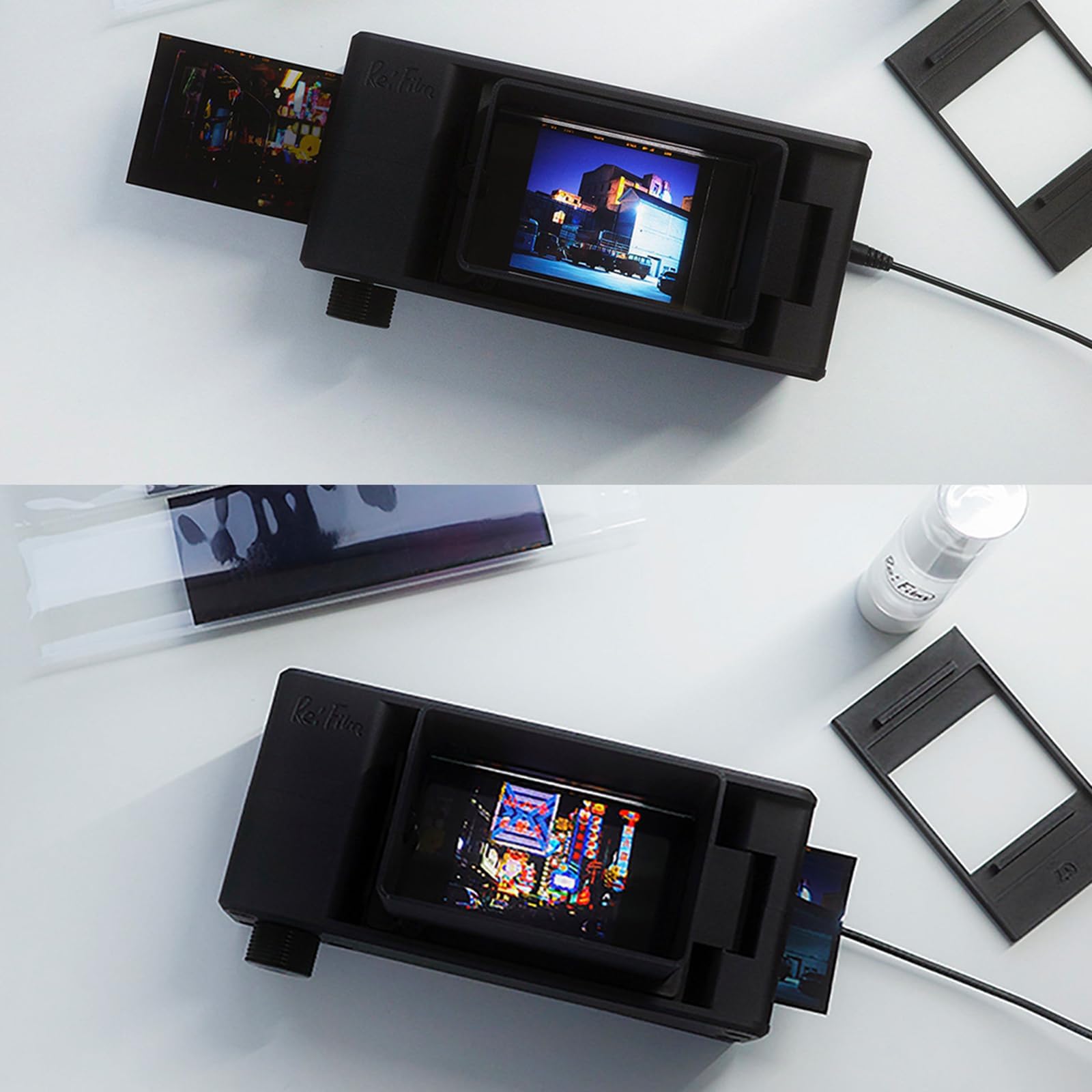 Support pour Film 120 pour Numérisation, Porte Négatifs avec Masques Magnétiques, Accessoire pour Scanner De Films Moyen Format, Compatible avec Les Formats 6x4,5/6x6/6x7/6x8/6x9.