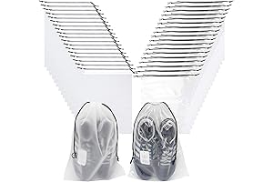 36 Pairs 3 Travel Transparent Shoe Storage Bags, Vast Portable Clear Shoes...