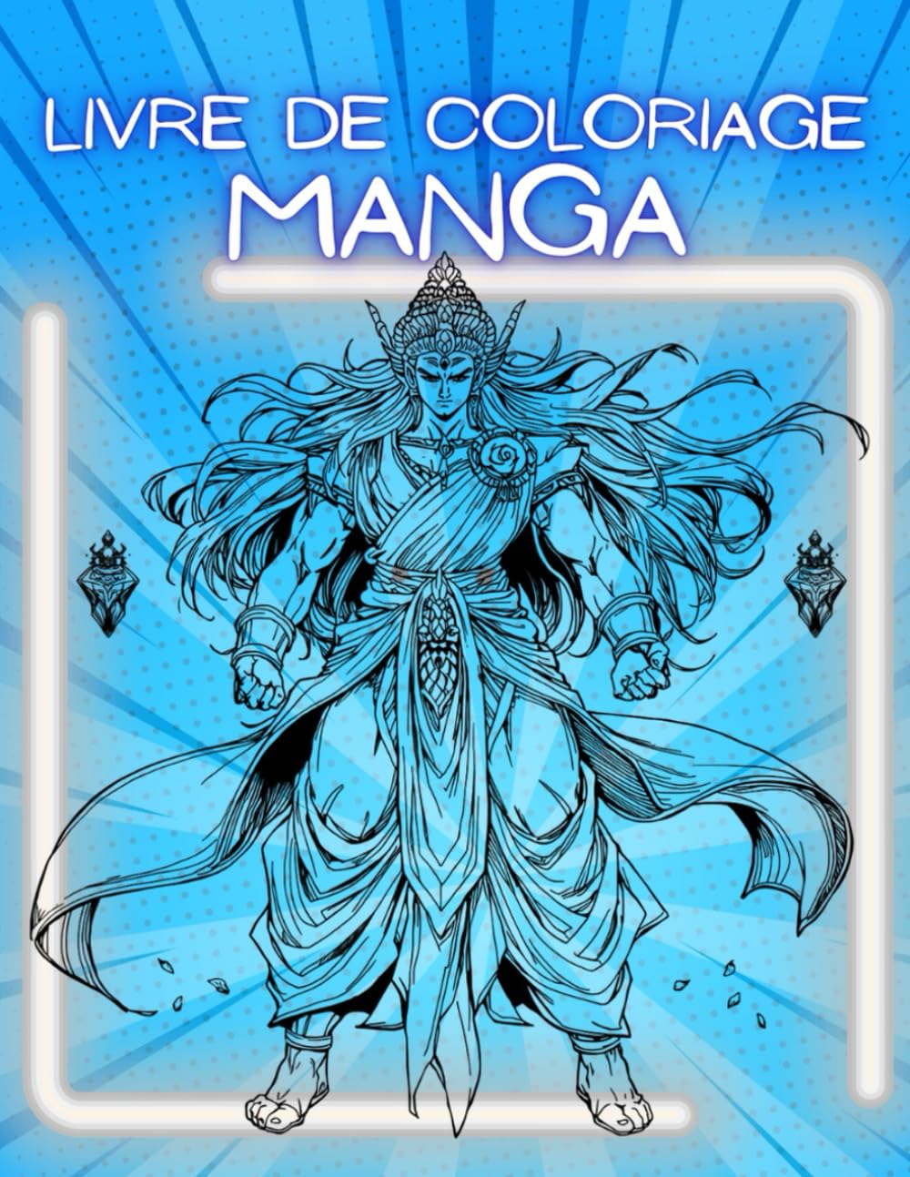 LIVRE DE COLORIAGE MANGA (Les Lucioles Intérieures)