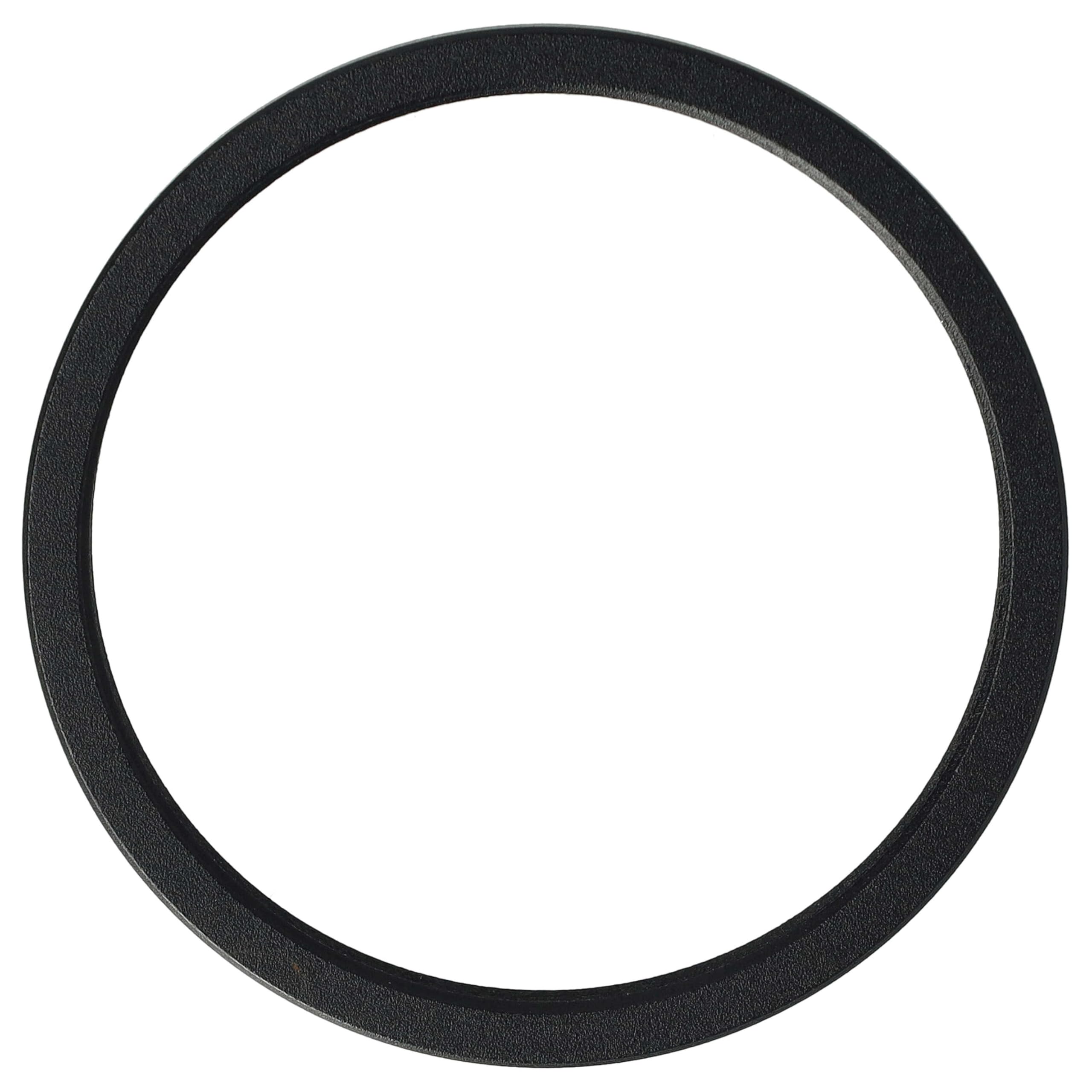 vhbw Step-Down-Ring adapter od 46 mm do 43 mm do obiektywu aparatu | Adapter filtra, metal czarny