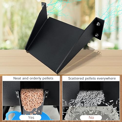 Miniatura 5 de Sirozi Conducto auxiliar de pellets para parrilla Traeger, parrillas Traeger Grills Pellets de descarga, accesorios de metal, sin necesidad de