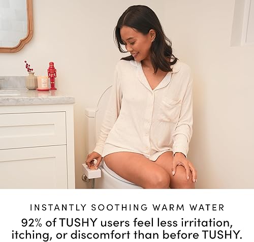 Miniatura 6 de TUSHY Spa 3.0 - Accesorio de bidé para asiento de inodoro, pulverizador de agua fría y caliente no eléctrico (presión de agua, temperatura y control