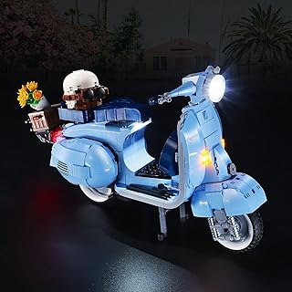 Light Kit for Lego-10298 Vespa 125 - Compatible with Lego Creator Building Model Toy Kit, Illuminate Your Italian Scooter