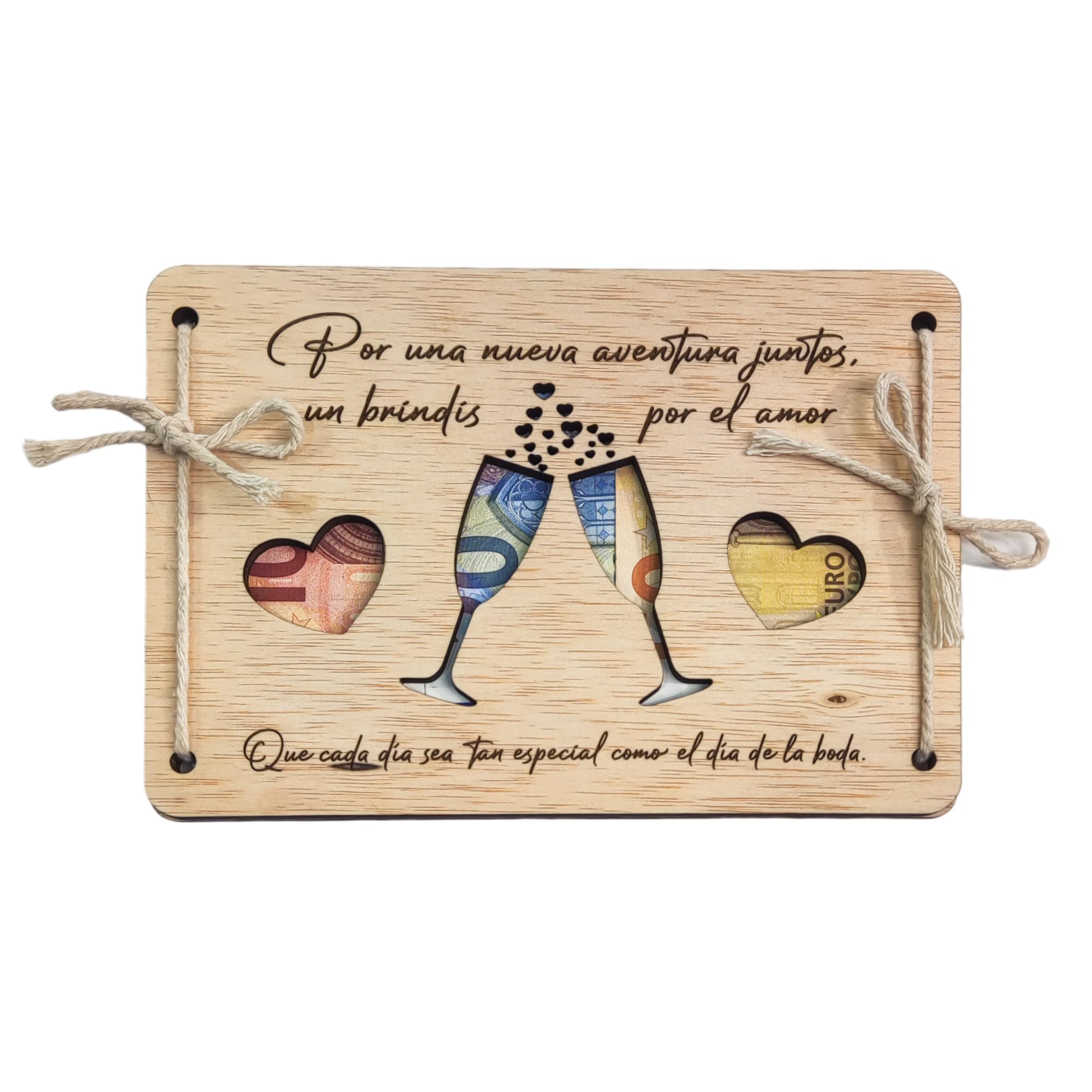 Ornandi® | Tarjeta para Regalar Dinero Boda | Regalo Novios | Regalo Boda para Novios | Tarjeta Boda Felicitacion | Sobre para Regalar Dinero Boda (BODA - ES)