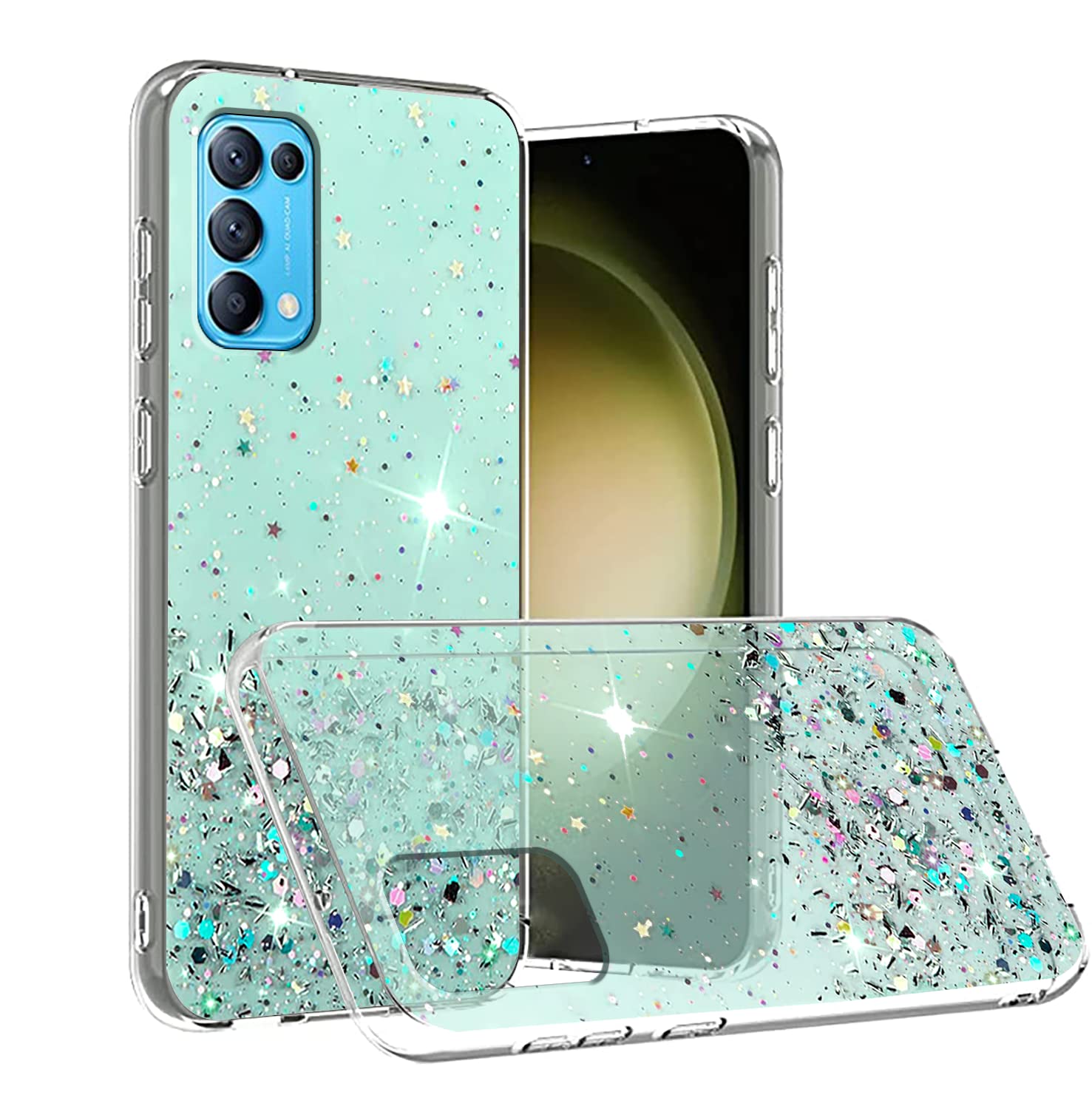 Cadorabo Cover Morbida Trasparente Per Oppo FIND X3 LITE - Custodia In Silicone TPU Sottile 1,2mm - Antiurto E Antiscivolo