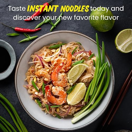 Miniatura 9 de High Class Grass Wai Wai Noodles and Mama Ramen Thai Noodle Variety Pack Mystery Sampler Caja de 15