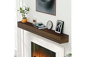 ROOMTEC Fireplace Mantel | 60-inch Floating Mantel Shelf