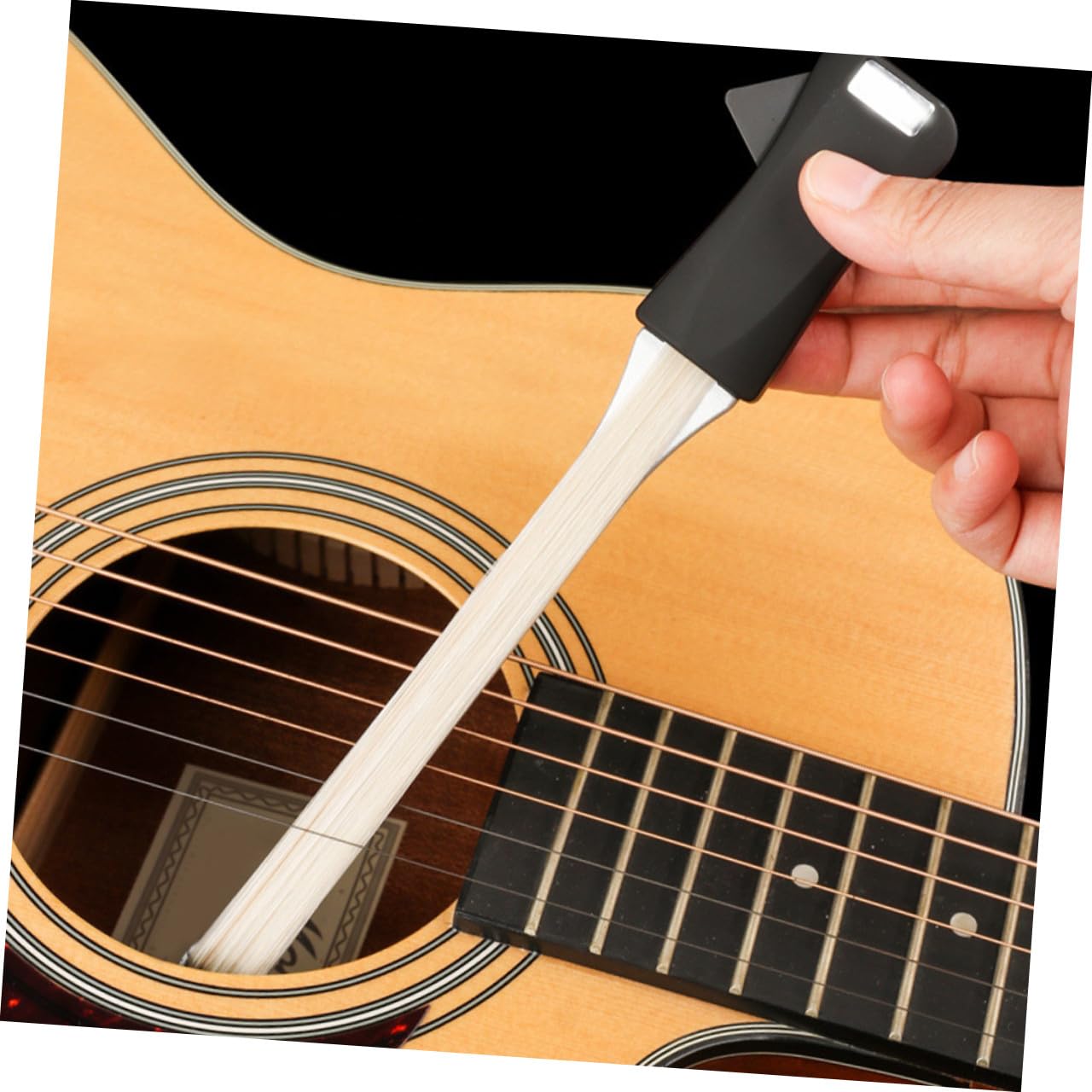 Archetto per Chitarra e Violino Khaki in Lega di Alluminio Coda di Cavallo, Accessorio Multifunzione per Musicisti che Previene L'usura delle Corde e Facilita L'esecuzione