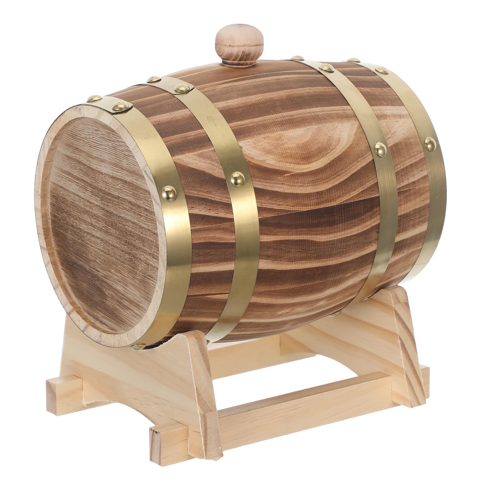 Hemobllo Dispensador de Licor Barril de Roble 1,5 litros con Grifo