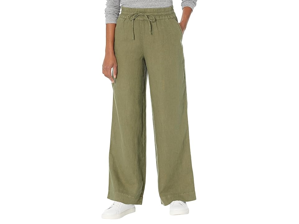 Tommy Bahama Two Palms High-Rise Easy Pants (Tea Leaf) Women's Casual Pants INTERNATIONAL SHIPPING