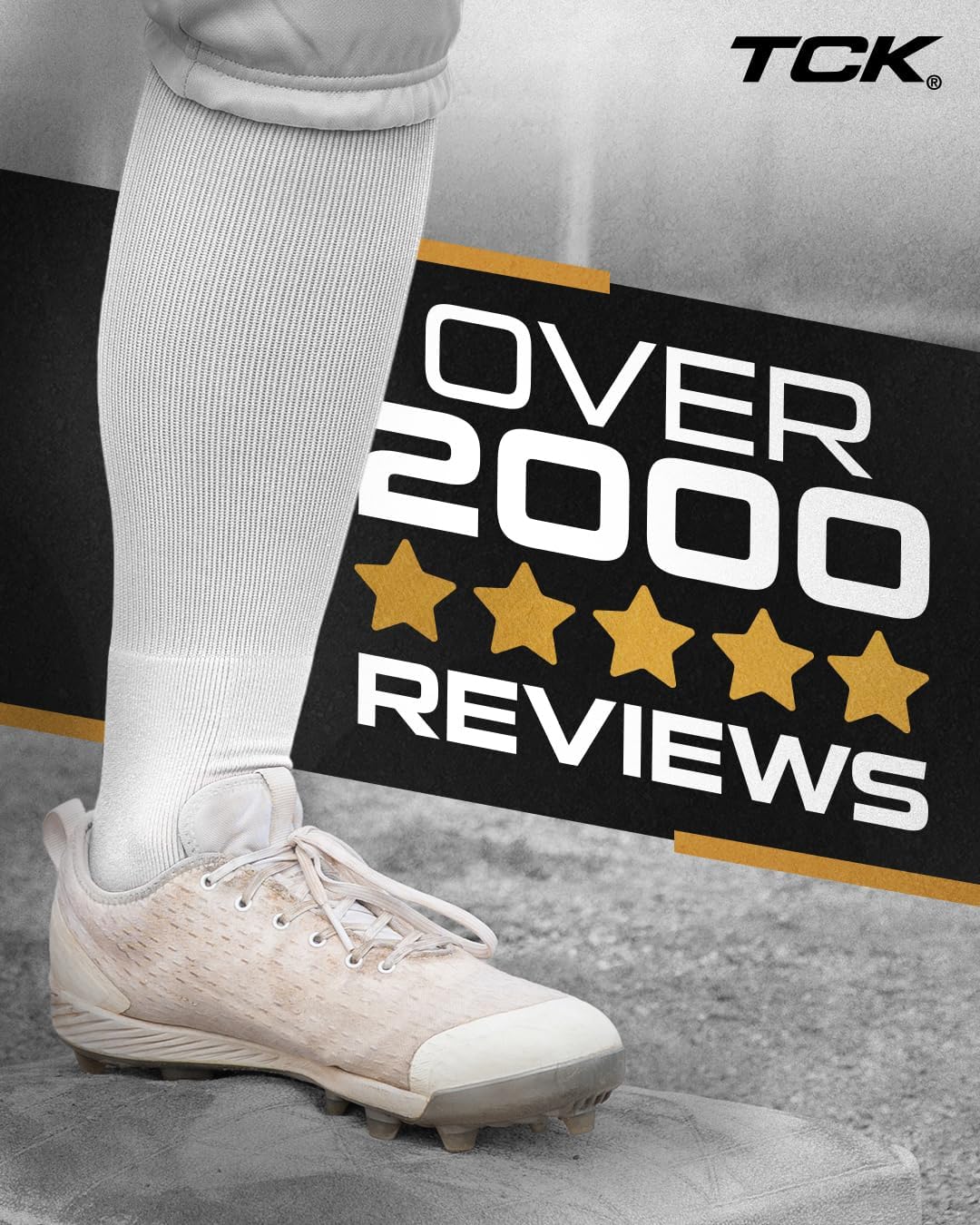 Baseball Softball Over the Knee Socks Prosport | Durable Performance | Double Welt Top | Smooth Toe | Moisture Wicking - Image 3