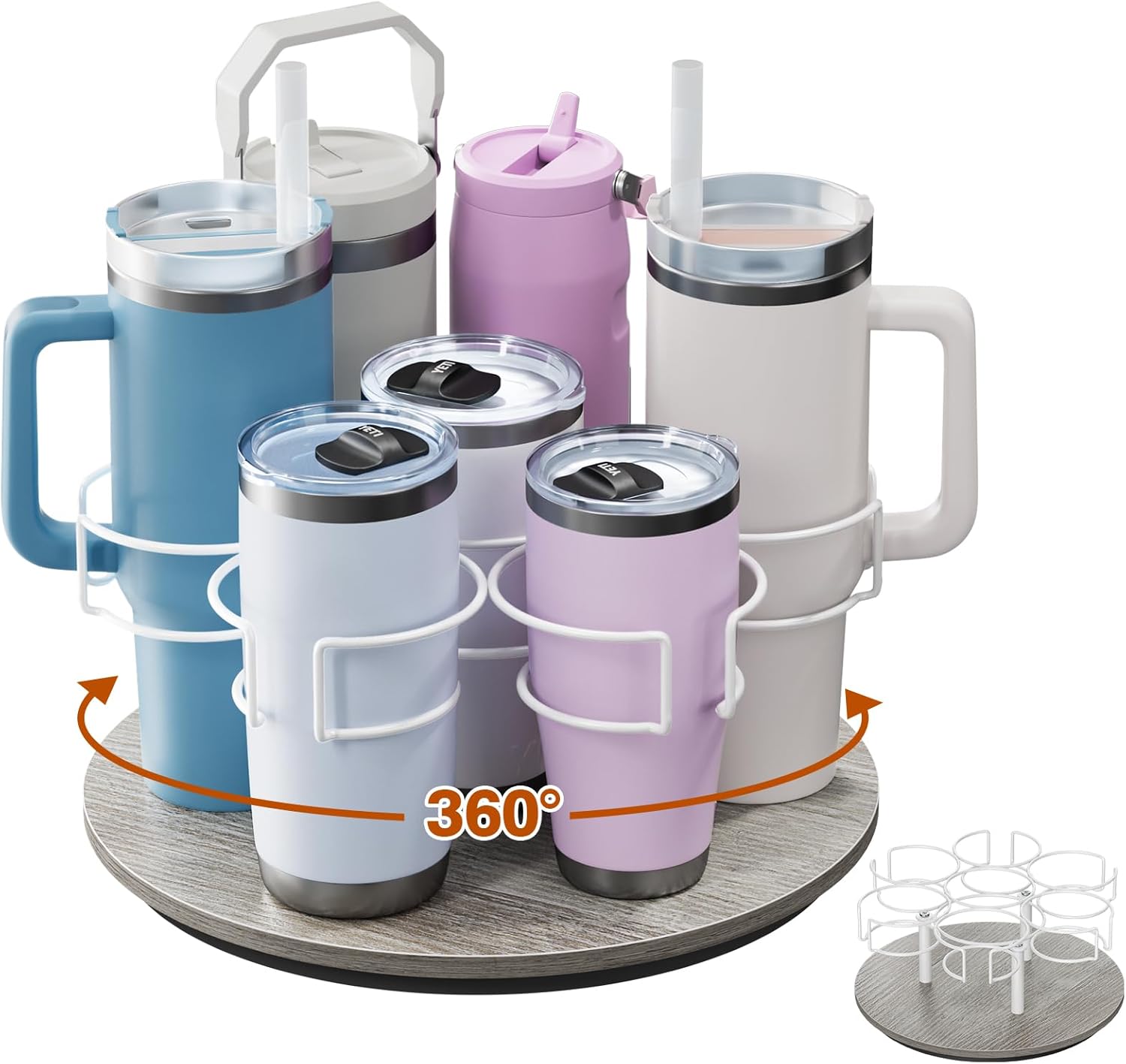 PORTE-GOBELET ROTATIF POUR Chariot, Porte-bouteille D'eau Pour Vélo Et EUR 20,65 - FR