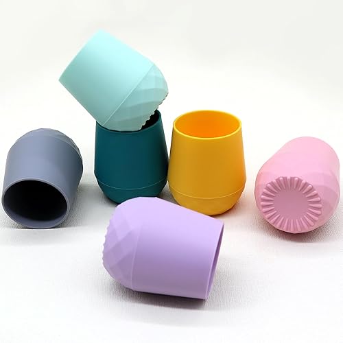 Miniatura 8 de Vasos de entrenamiento de silicona para bebés mayores de 4 meses, paquete de 2 tazas de transición pequeñas para regalo de bebé, taza de agua para