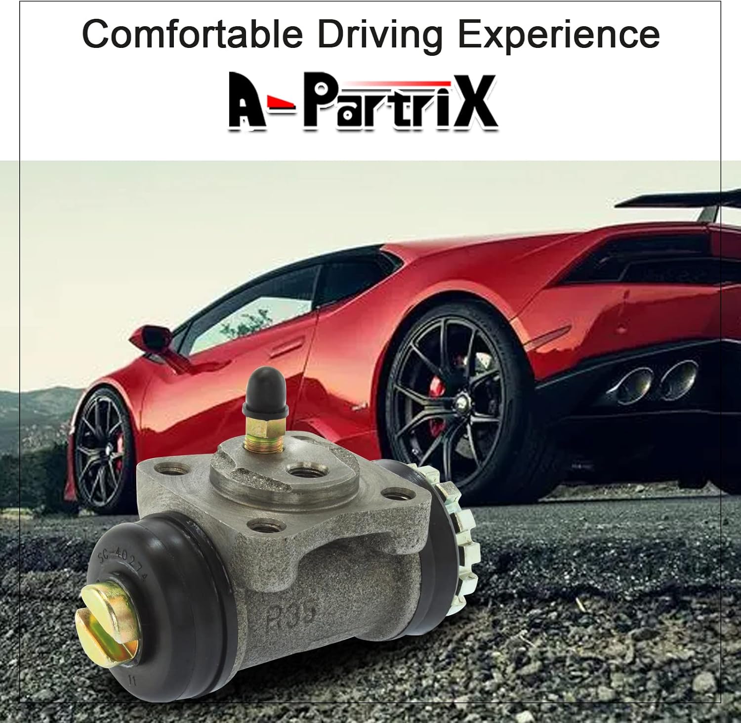 Rear Wheel Cylinder - Brake Cylinder, Automotive Replacement Drum Brake Wheel Cylinder 1PCS fits Chrysler Sebring 2006 fits Dodge Stratus 2006