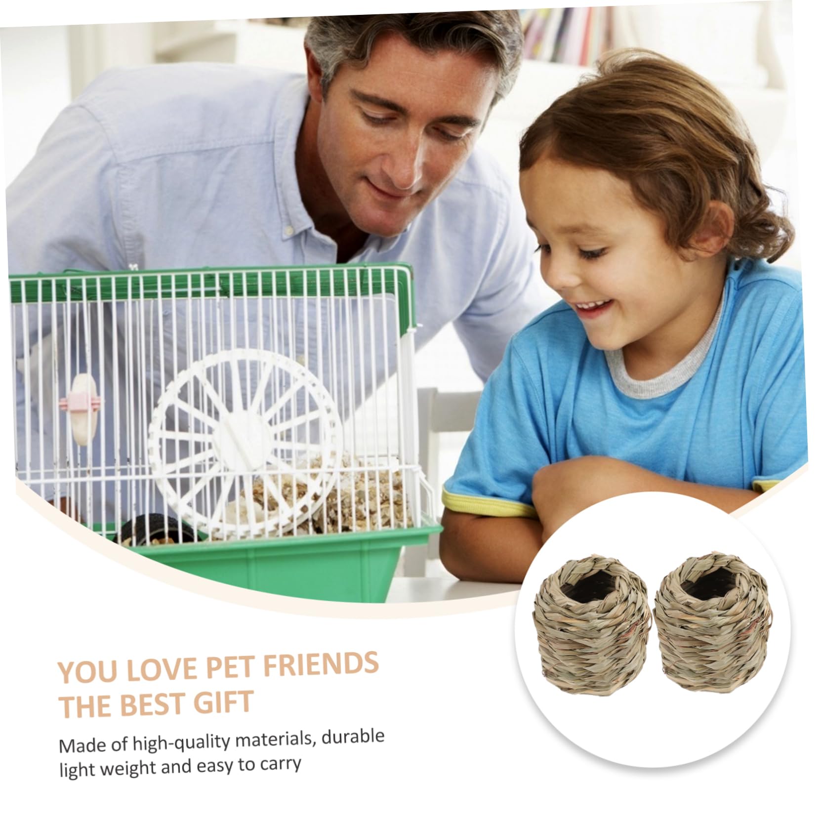 CIYODO Pet Tunnel Toy Set 2 Pack Hamster Tunnel Nest Small Animal Cages Tubes