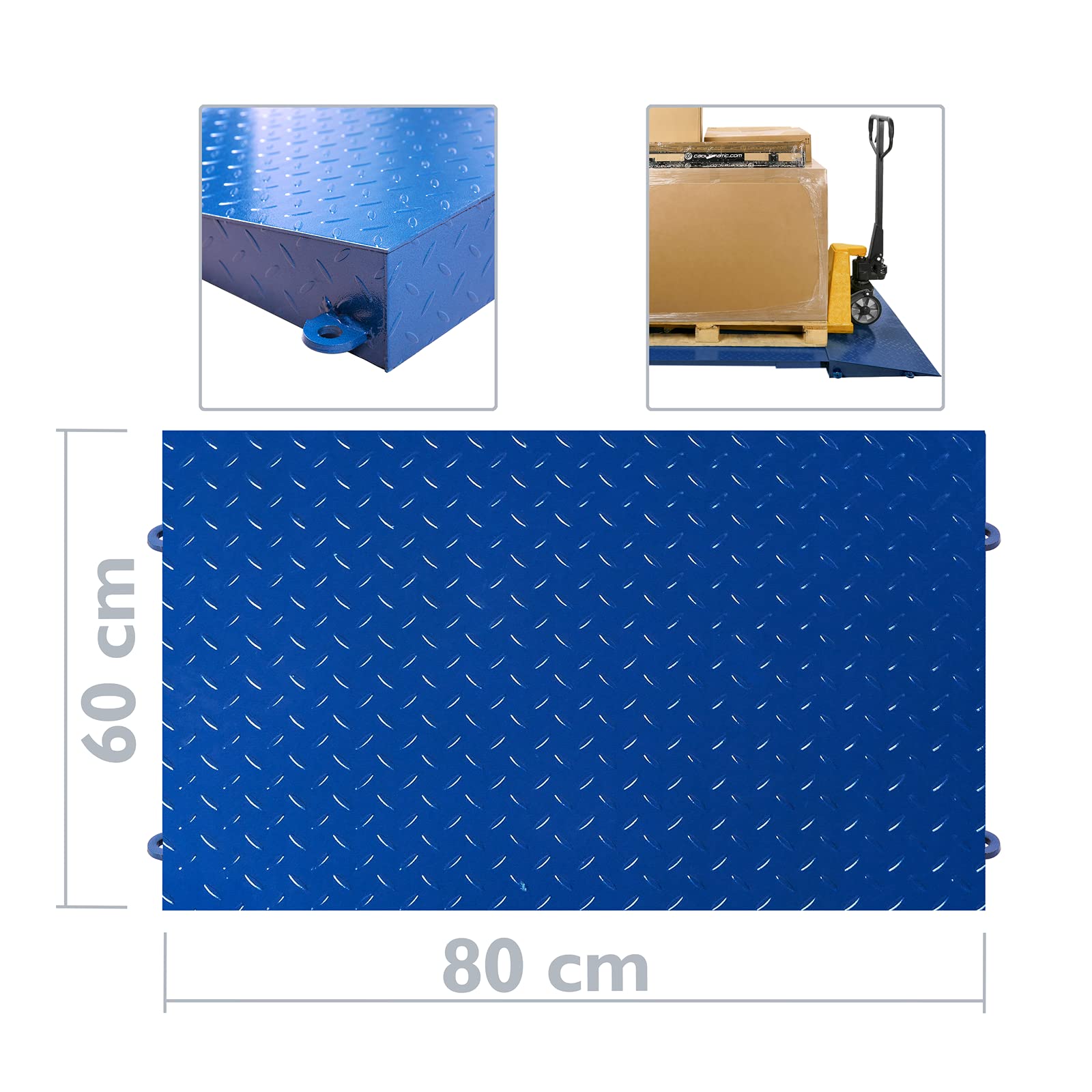 primematik bv071-vces rampe Métallique pour balance industriel de sol 80 cm (bv071)