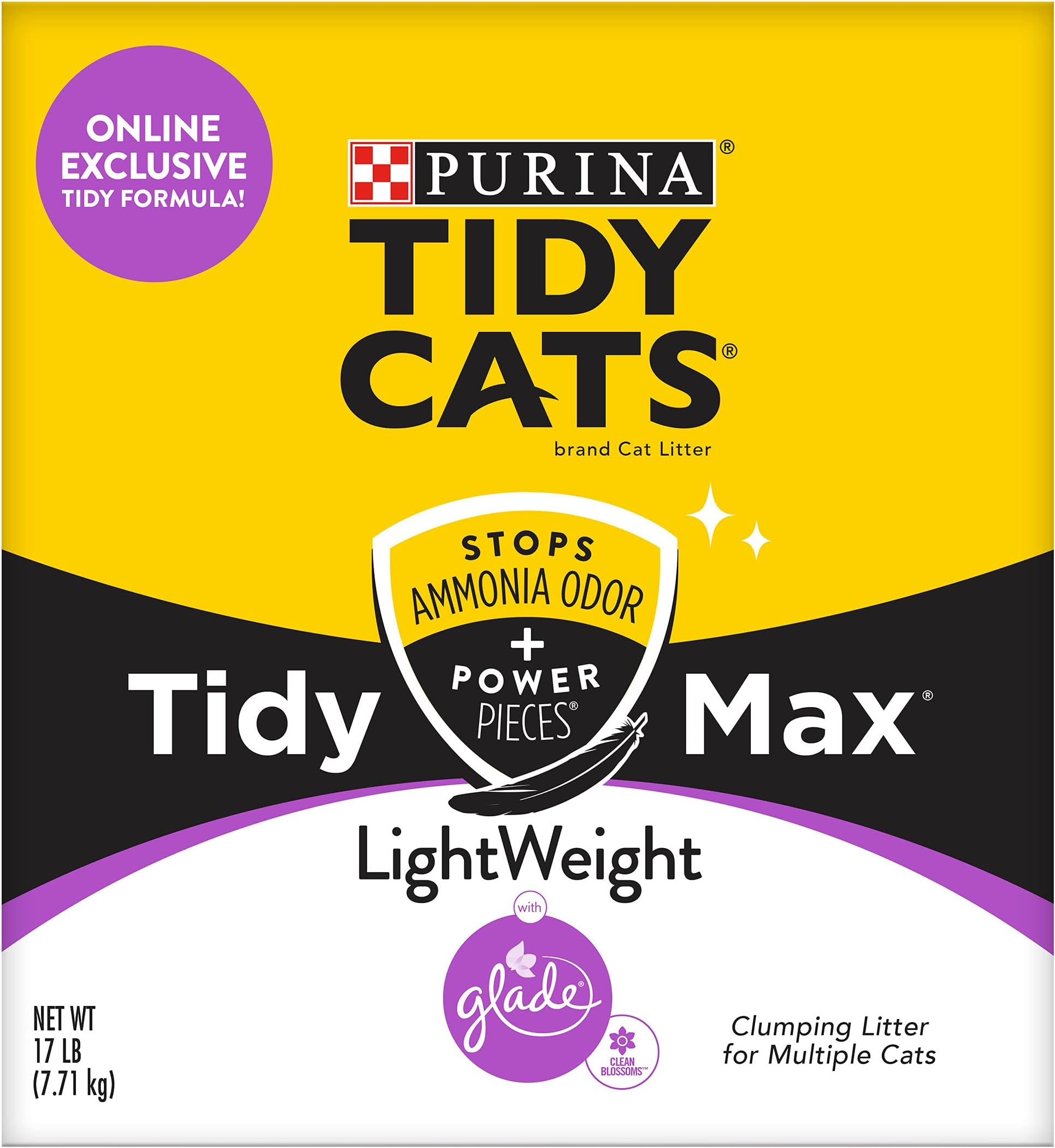 Purina Tidy Cats Lightweight Glade Tough Odor Solutions Clumping Cat Litter