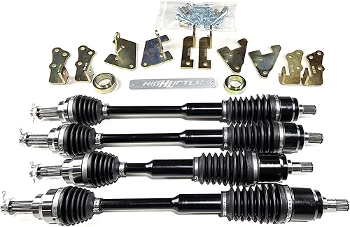 Monster Axles Juego con kit de elevación de 2.5" para Honda Pioneer 700 2015-2022, serie XP