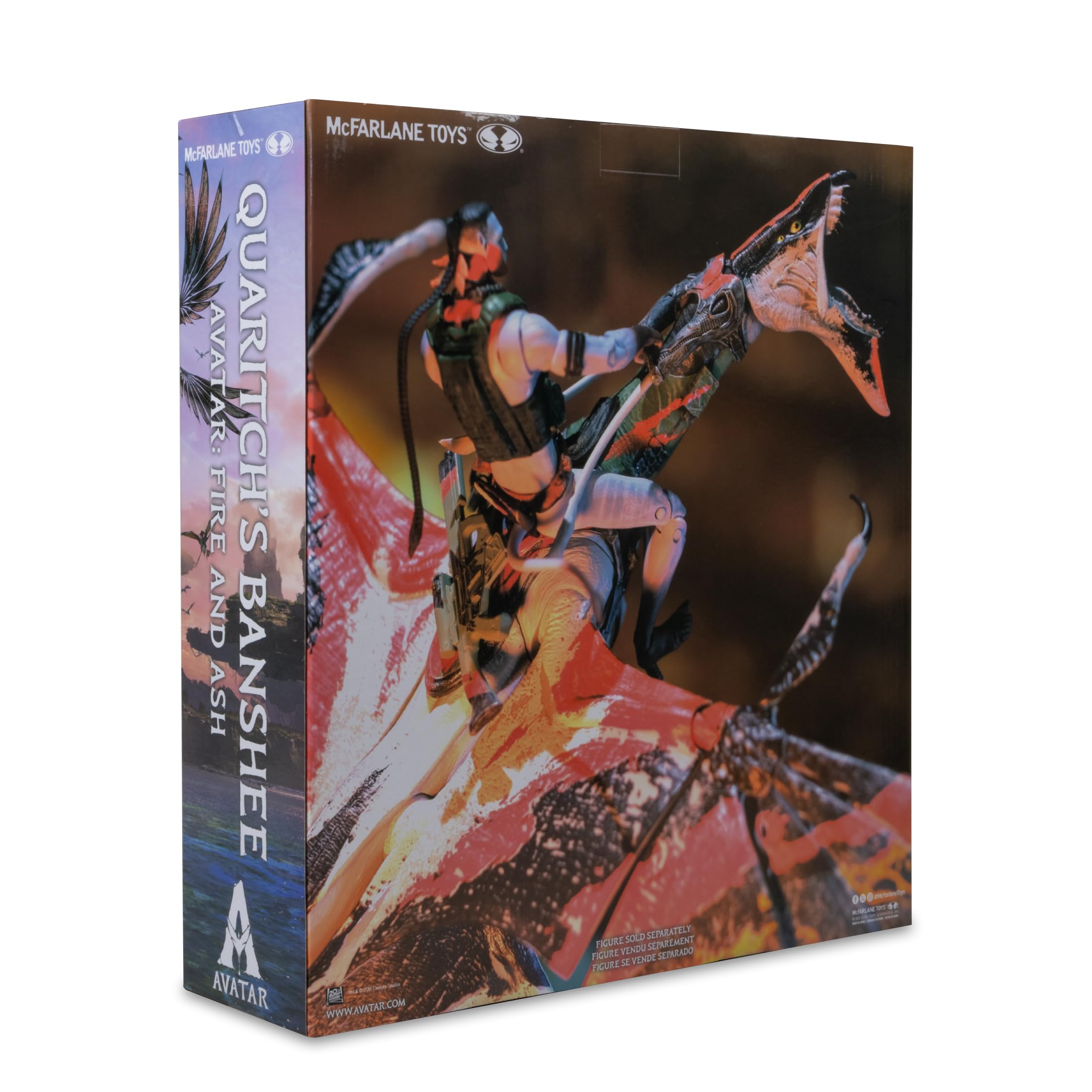 Avatar: Fire and Ash Action Figure Quaritch's new Banshee