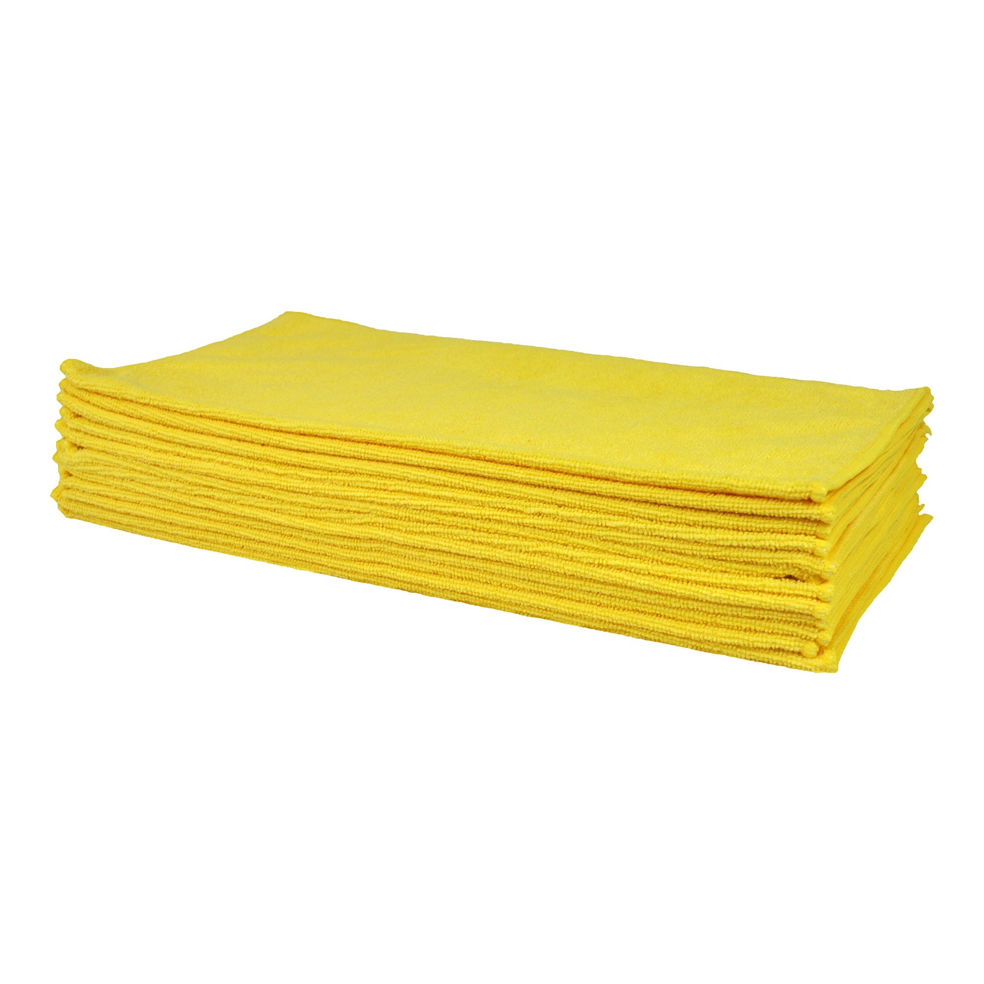 Toallas de Limpieza de 12 Unidades de Microfibra Eurow Utilidad 16 x 16 en 240 g/m² de Tejido de Rizo