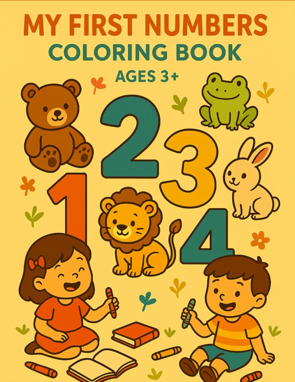 Numbers Coloring Book For Kids: Learn Numbers 1-20 with Fun Coloring Pages (Little Wonder World By Angeline Creates)