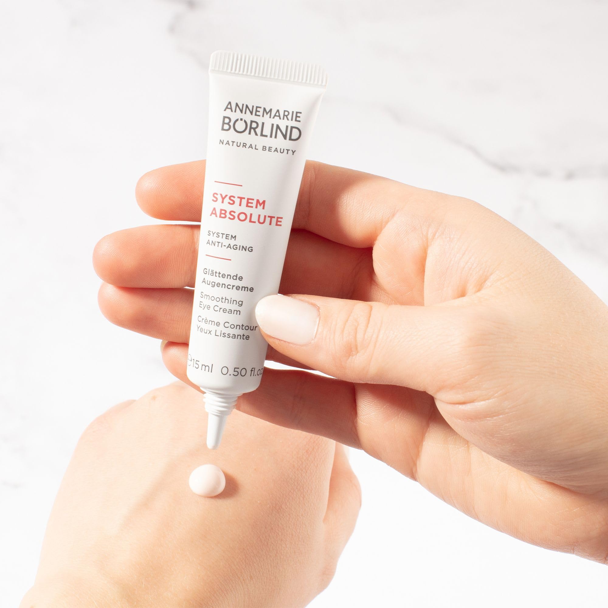 ANNEMARIE BÖRLIND SYSTEM ABSOLUTE Glättende Augencreme 15ml Anti-Aging | Anti-Aging Augenpflege, Aktiviert Kollagenproduktion, Straffende Augencreme, Feuchtigkeitspflege gegen Falten, Glättend