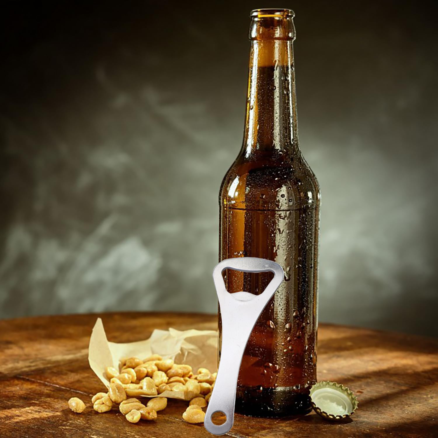 10 Apribottiglie In Acciaio Inox - Per Bar, Casa E Attivit&agrave; All'Aperto