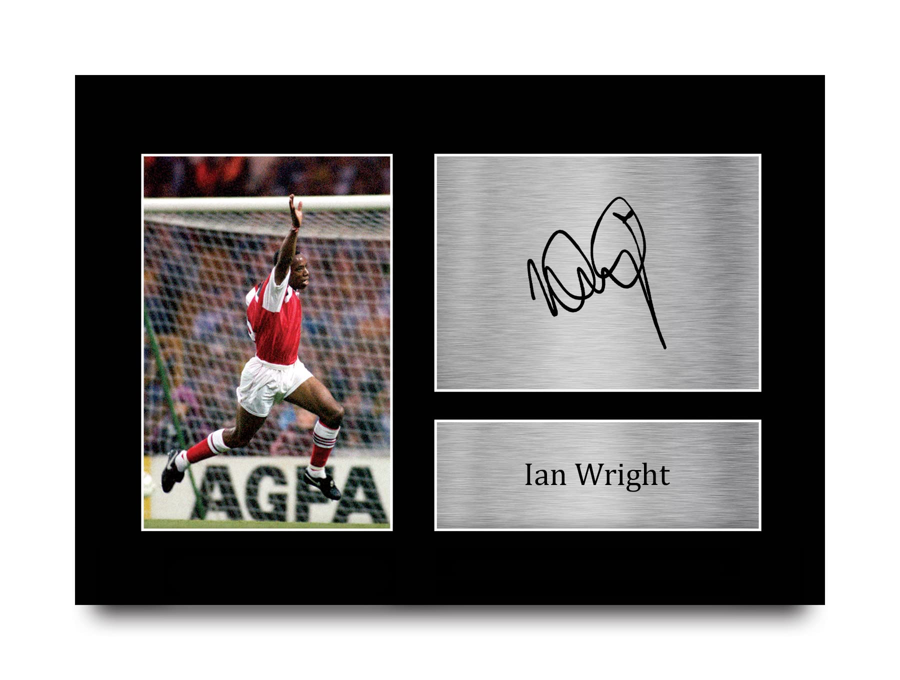 HWC Trading A4 Ian Wright Gifts Printed Signed Autograph Picture for Football Fans and Supporters - A4 — image 1