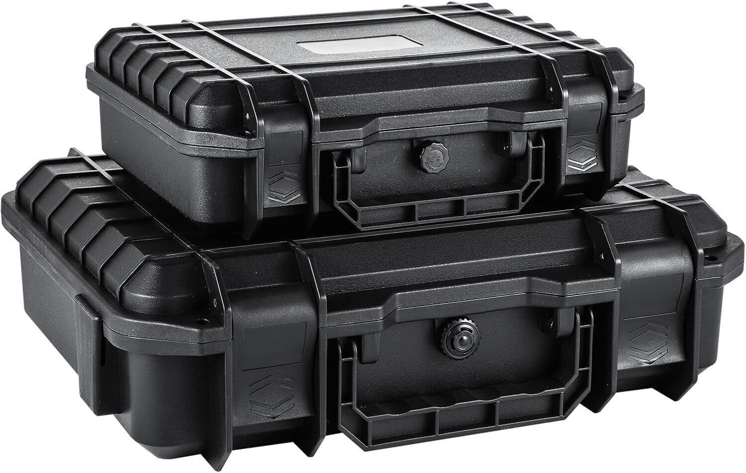 Kamera Koffer Transportkoffer mit Rasterschaumstoff, SLR-Tasche Aufbewahrungsbox, wasserdichte Kameratasche für Drohne, Kamera & Objektiv Zubehör, stoßfest & tragbar mit Schloss (L)