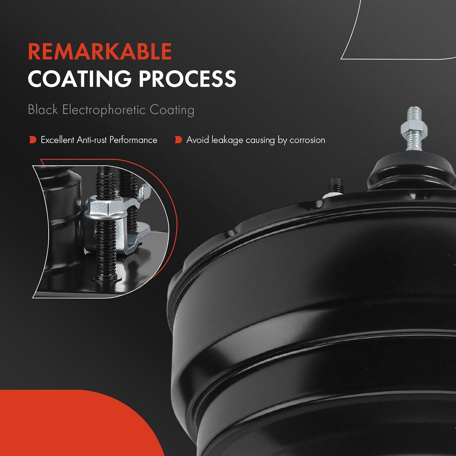 A-Premium Vacuum Power Brake Booster Compatible with Honda CR-V CRV 2002 2003 2004, Without Master Cylinder