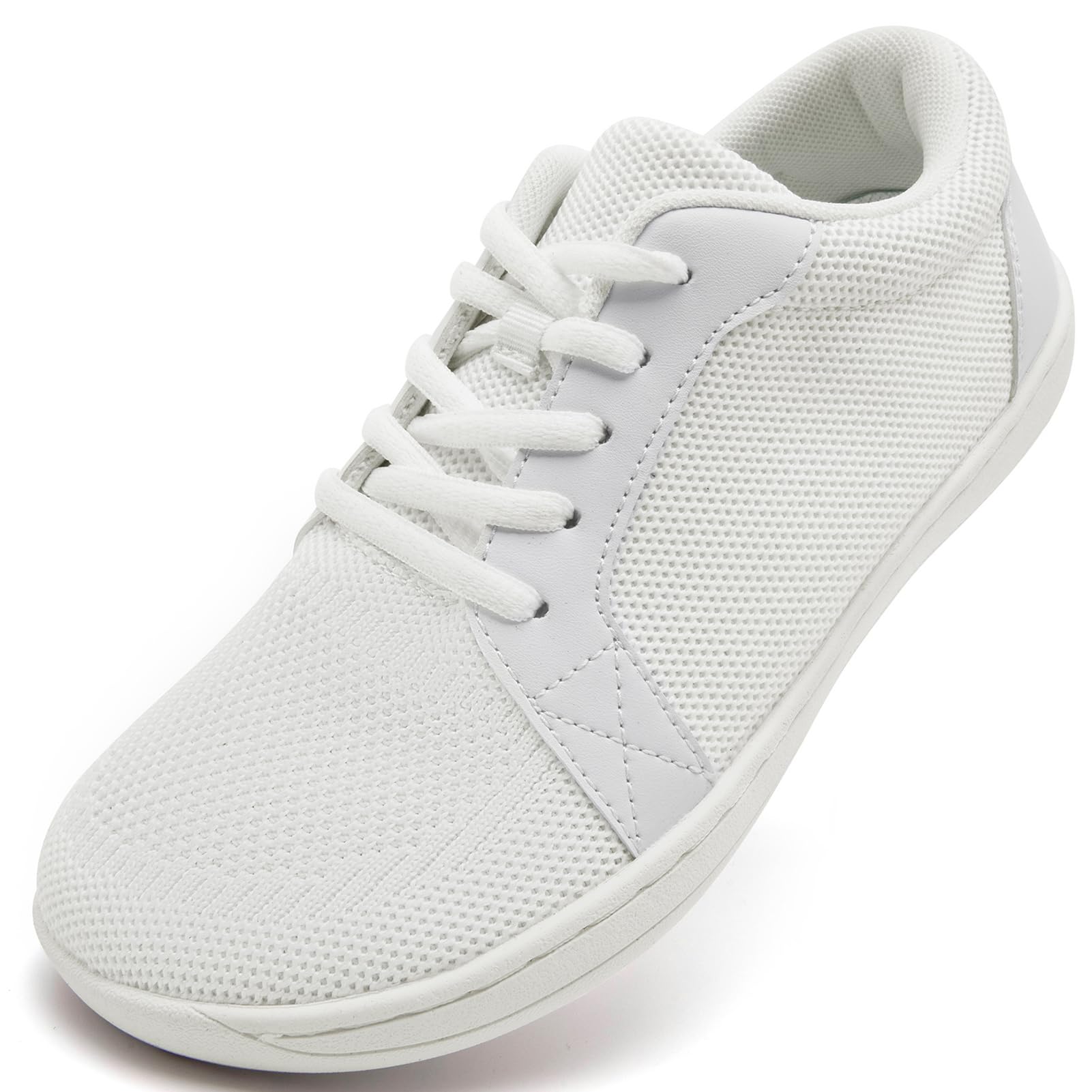 VLHGCG Barfuss Schuhe Damen Barfußschuhe Sneaker mit Breiter Zehenbox Slip On Sportschuhe Bequeme Leichte Turnschuhe Atmungsaktiv Minimalistische Hallenschuhe