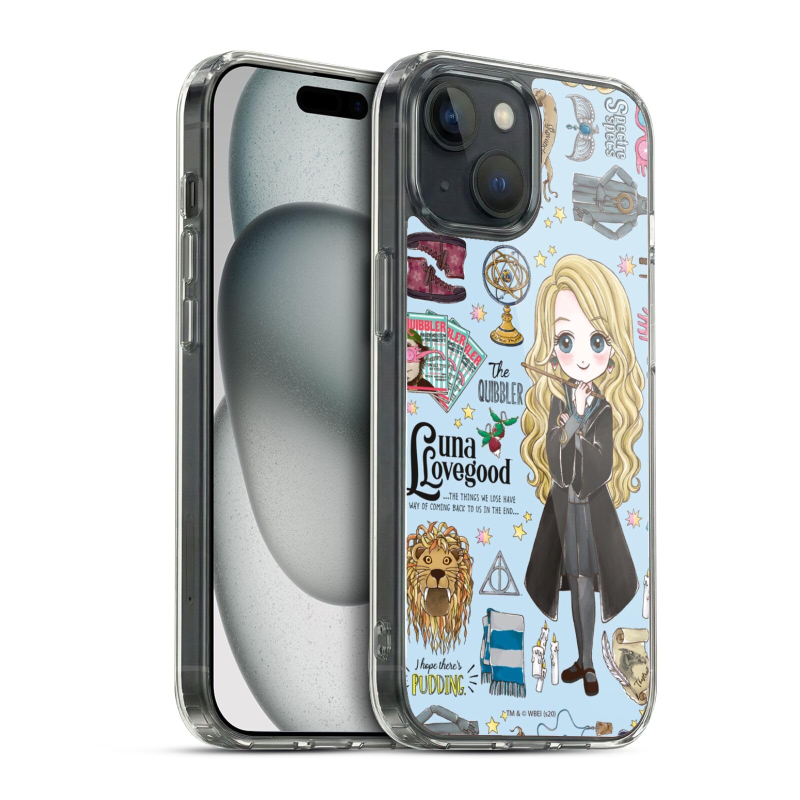 Head Case Designs Licenciado Oficialmente Harry Potter Patrón Luna Reliquias de la Muerte XXXVII Caso Funda de Gel Suave Compatible con Apple iPhone 12 / iPhone 12 Pro — view 91