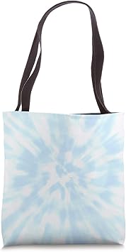 Amazon Com Aesthetic Light Blue Pastel Tie Dye Tote Bag Clothing Shoes Jewelry