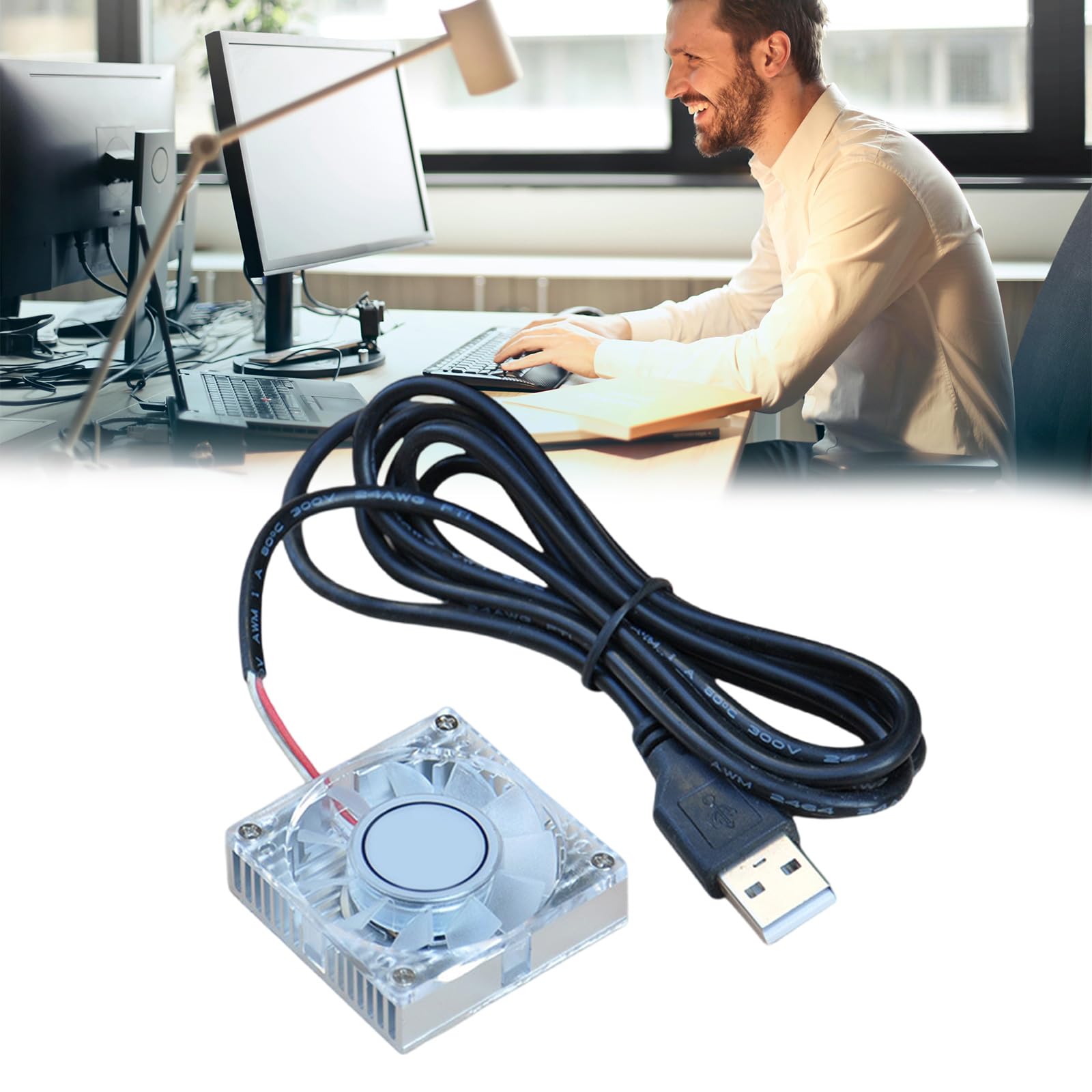 Efficient Graphics Card Cooling Fan For Small Electronic Devices Like PC With Aluminum Build Heat Sink Radiators