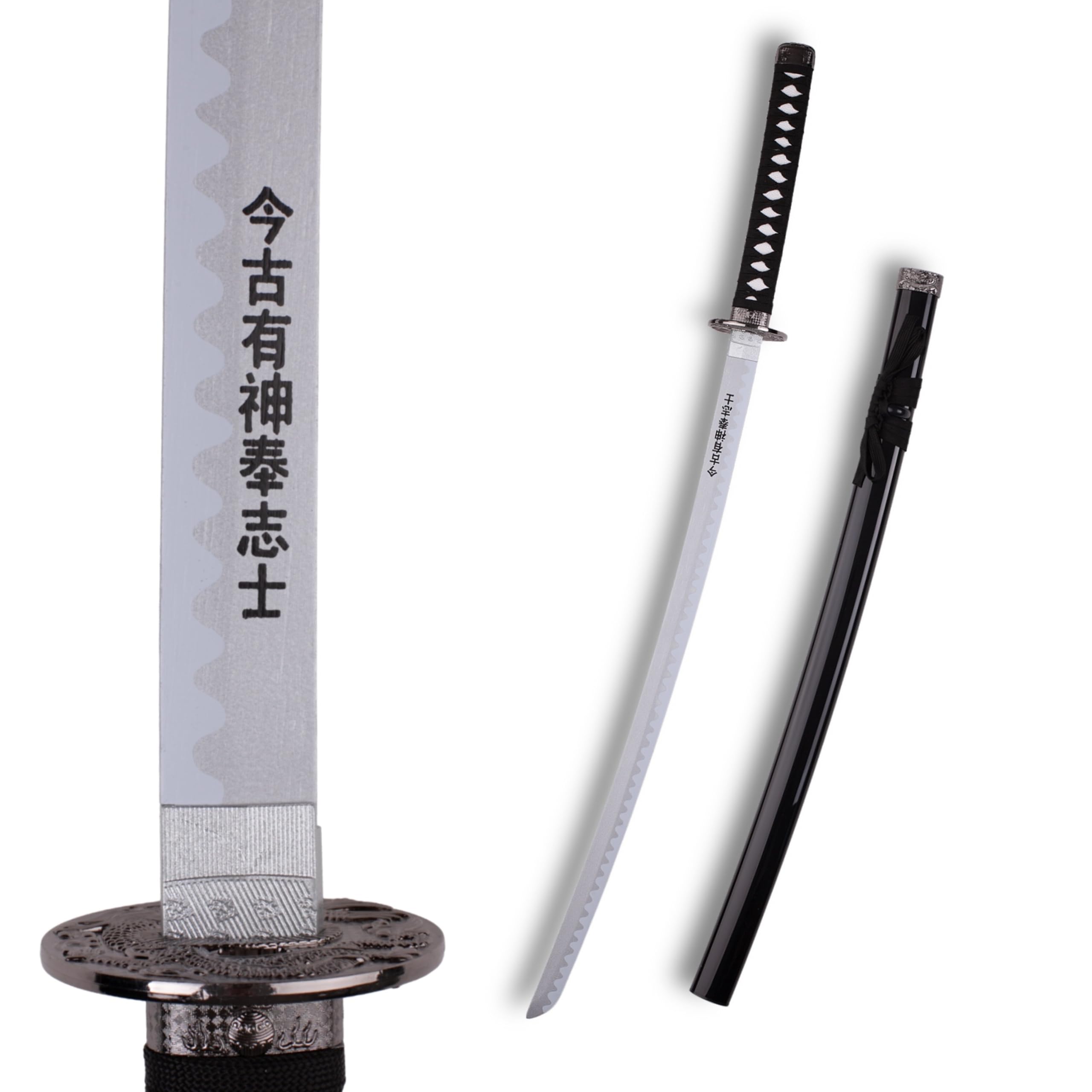 57 SPECIAL REPLICAS Spada Katana, Katana Ispirato L'ultimo Samurai 103 cm, Katane Bamboo, Include supporto espositivo, Elegante decorazione per interni, Regalo originale e sicuro JT10319