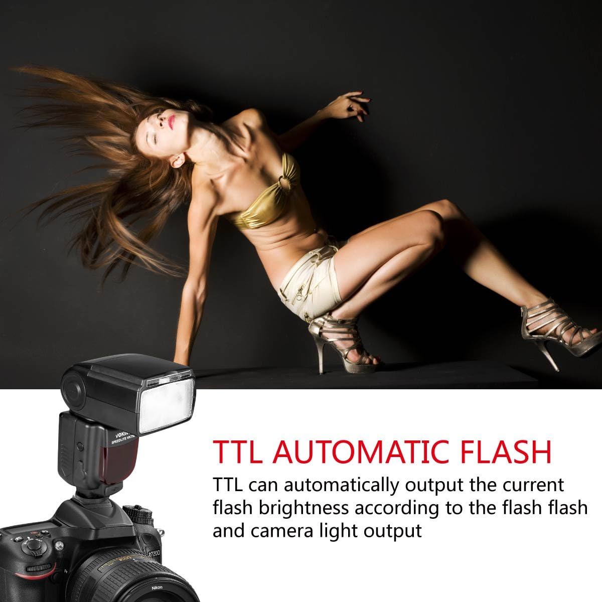 Gеt Dіѕсоunt оƒƒеr VOKING VK750III Remote TTL Camera Flash Speedlite with LCD Display Compatible with Nikon D3500 D3400 D3300 D3200 D5600 D850 D750 D7200 D5300 D5500 D500 D7100 D3100 and Other DSLR Cameras