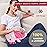 2PCS Large Microwave Heating Pads for Cramps Pain Relief, Moist Microwavable Period Menstrual Heat Packs, Cordless Warm Compress Gift for Mothers Day, Birthday, Thanksgiving, Christmas, 21*12 + 17*9