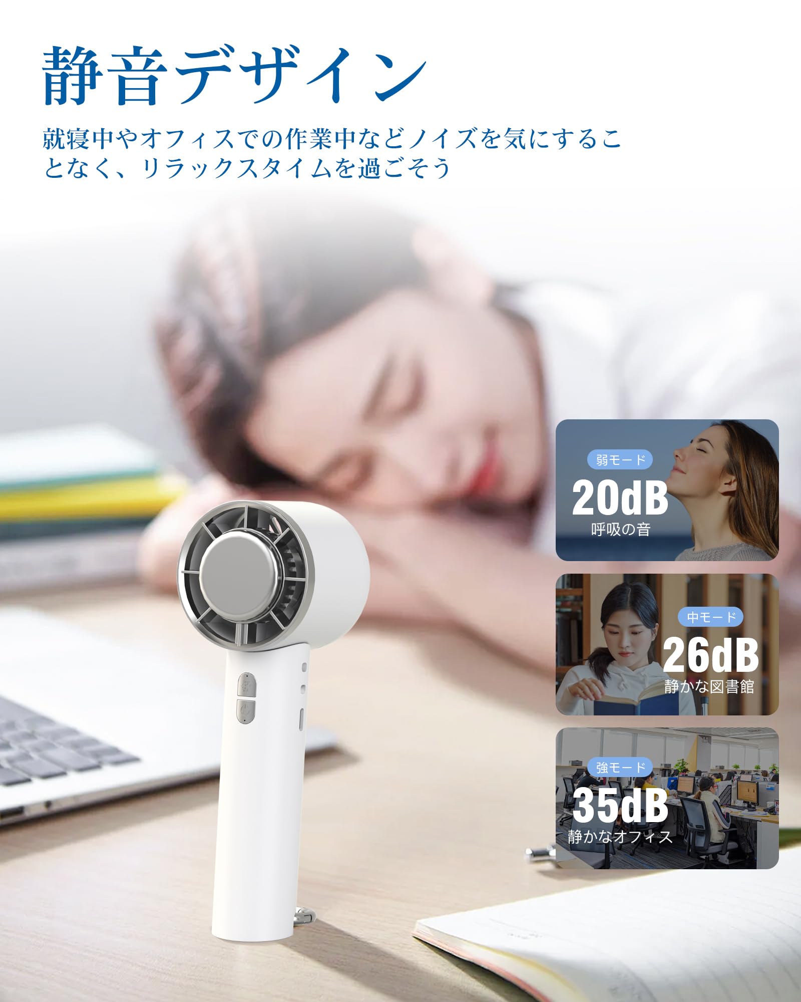 Amazon | 【2026新登場・瞬間冷却】ハンディファン 冷却プレート搭載