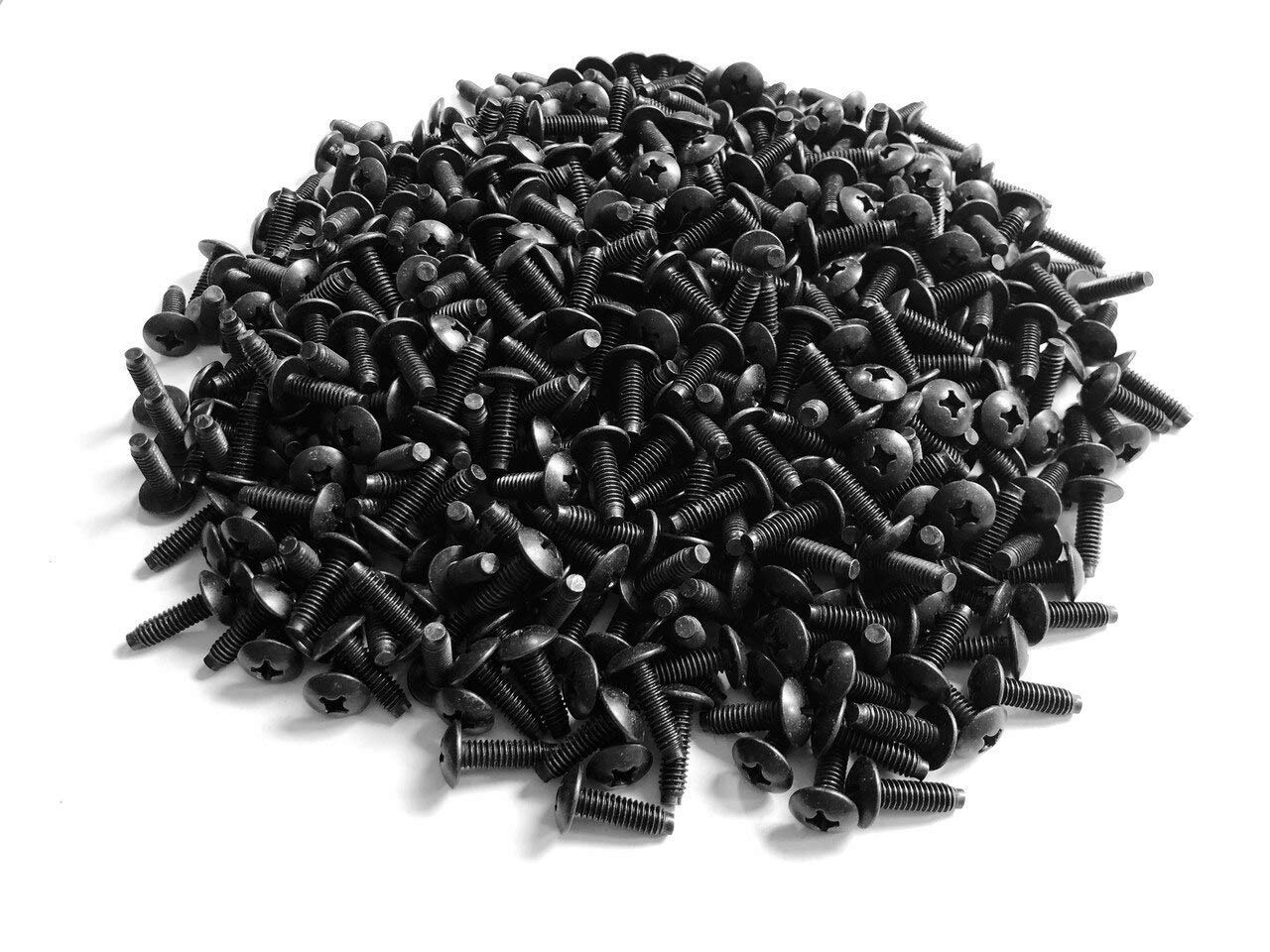 RackGold® 12-24 Pilot Point Rack Mount Screws 500 Pack - USA Made