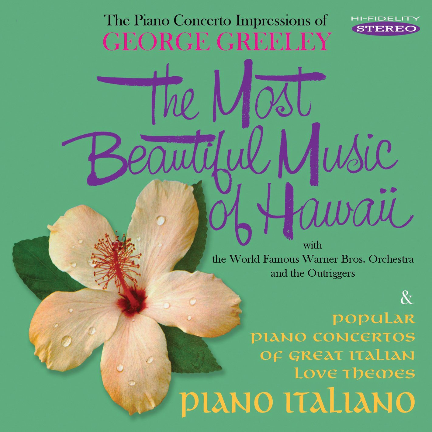 The Most Beautiful Music of Hawaii / Piano Italiano