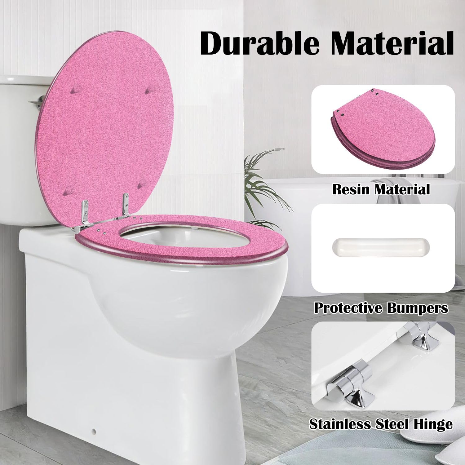Sedile WC rotondo generico per bagno