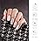 DANNI & TONI Semi Cured Gel Nail Strips Minimalist (Cherished Elegance) Nude and White Gel Nail Stickers Line Gift for Woman 28 Stickers