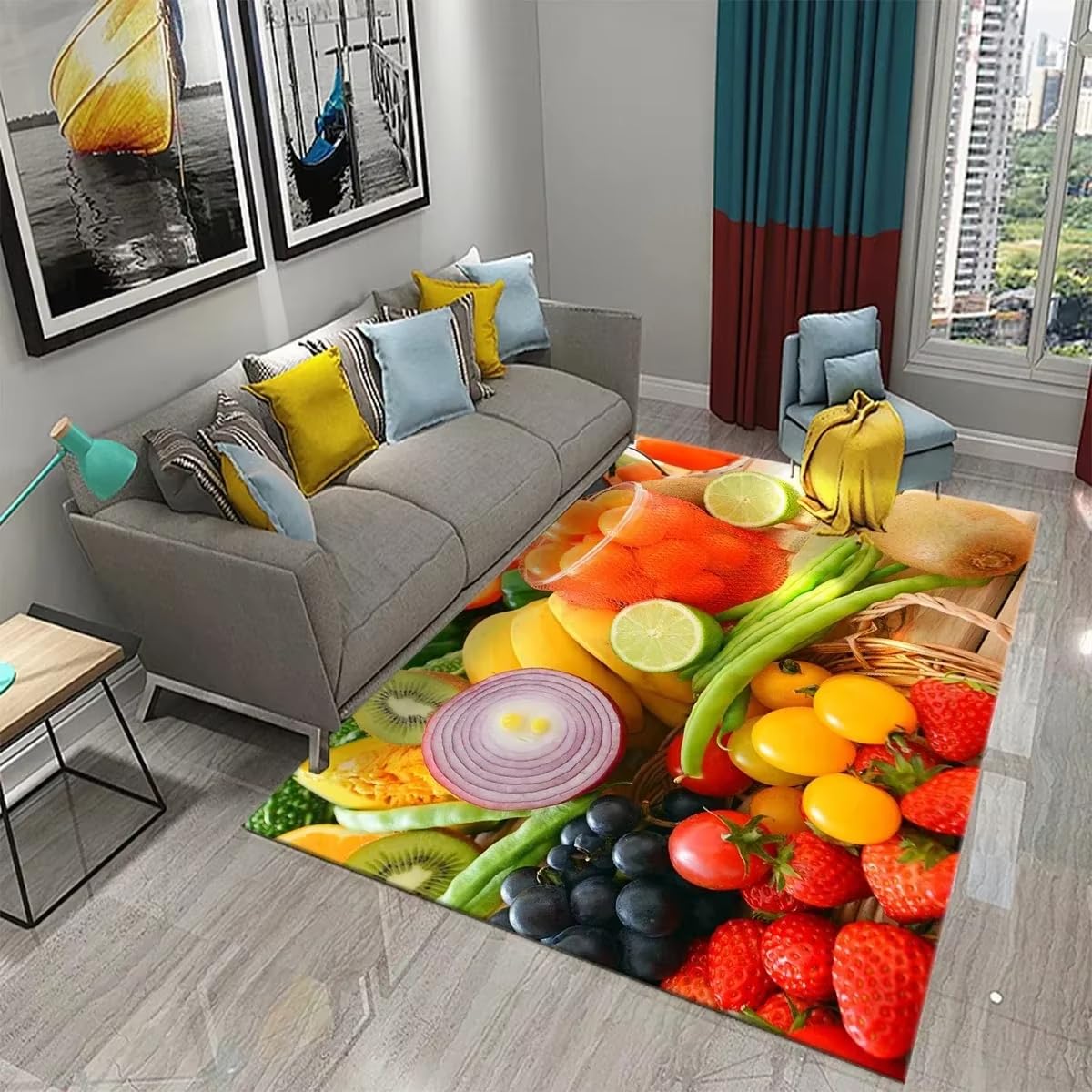 Tapis de chambre végétal pour créer un coin de relaxation et de yoga