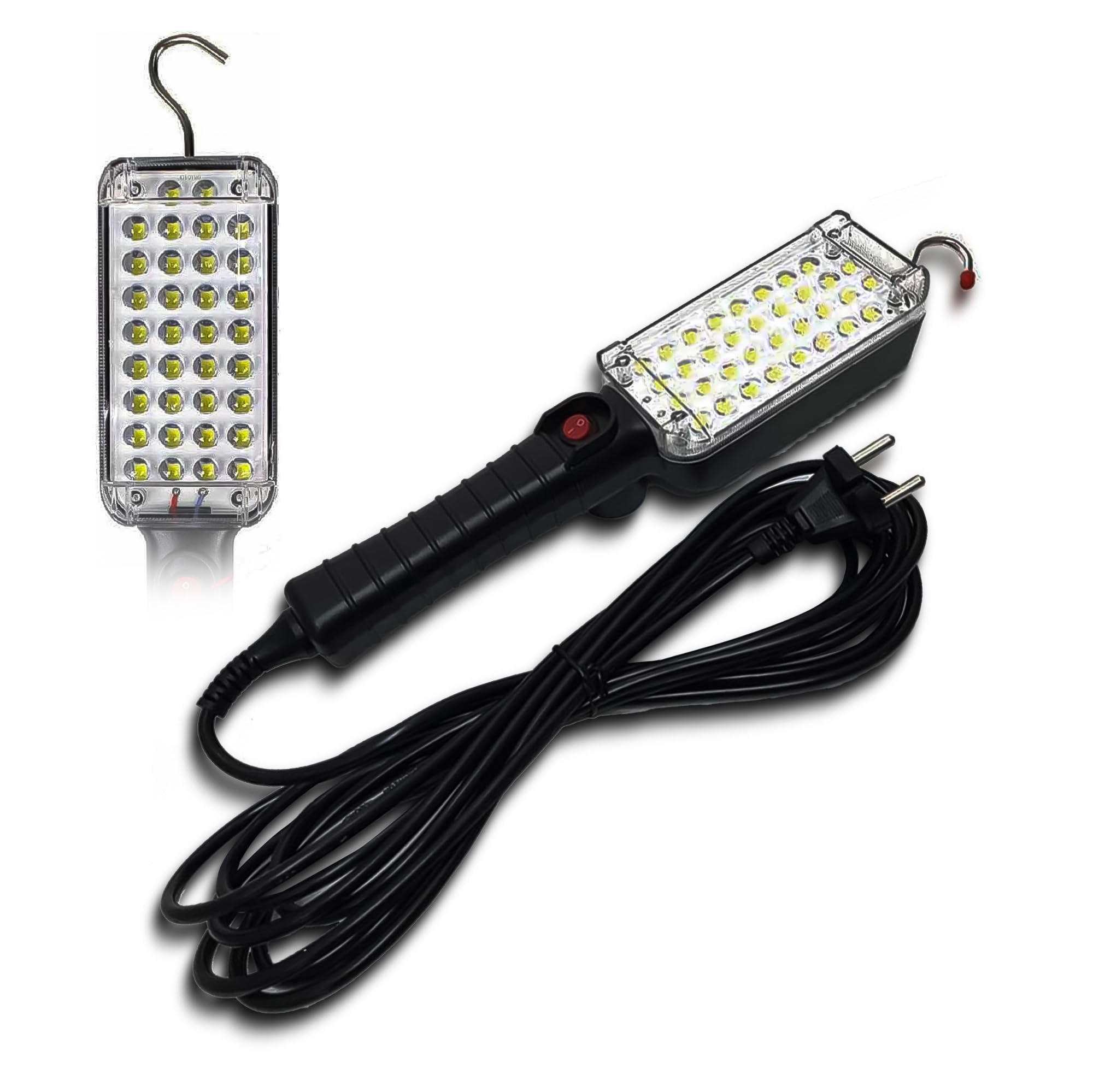 TORCIA LAMPADA LAVORO CALAMITA 500lm LED RICARICABILE OFFICINA AIRTEC - Foto 6